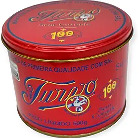 Manteiga TURVO Lata 500g - Sem conservantes - Com Sal - 100 Anos de Tradição Mineira do Interior