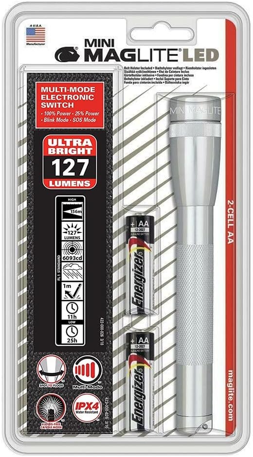 Maglite SP22097F Mini Maglite 2AA Multimode LED Torch 17 Cm With Max - View #13