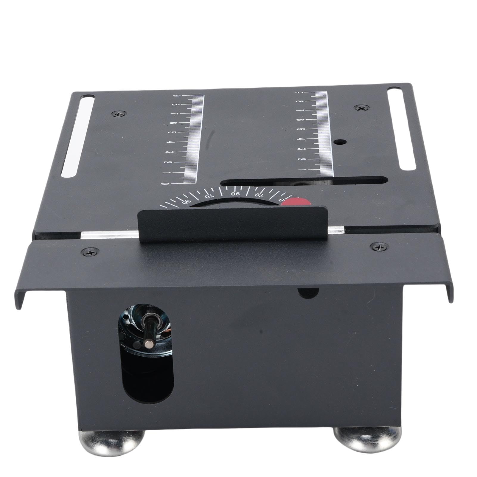 Hyuduo Mini Wieloskładnikowy Piła Stołowa, prędkość i Kąt Prędkości Prędkości i Kąta 100 W Regulowany 16 Mm głębokość Cięcia, Siedem Prędkości Zasilacza do (wtyczka UE)