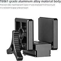 Vista 2 de FANAUE GS-01Arca Swiss Soporte para Silla de Rifle, Abrazadera de Trípode de Caza con Placa de Liberación Rápida, Soporte de Trípode de Tiro