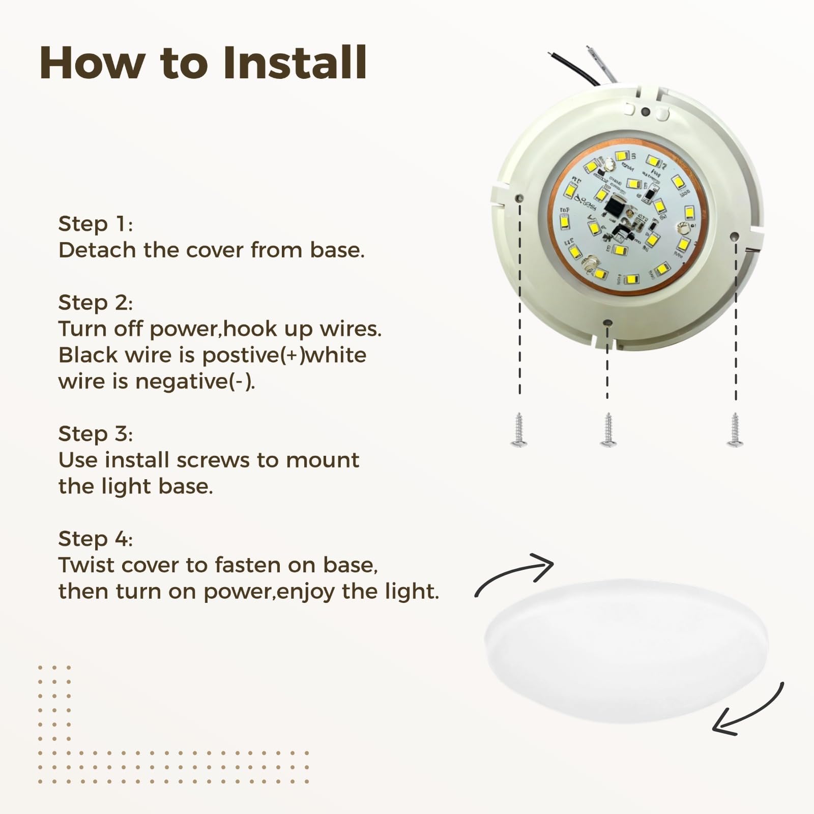 Zestaw 6 lamp LED 12 V do kampera, lampy sufitowe do wnętrz, 3000 K, ciepła biel 3000 K, do przyczep, łodzi, bardzo cienka konstrukcja LED