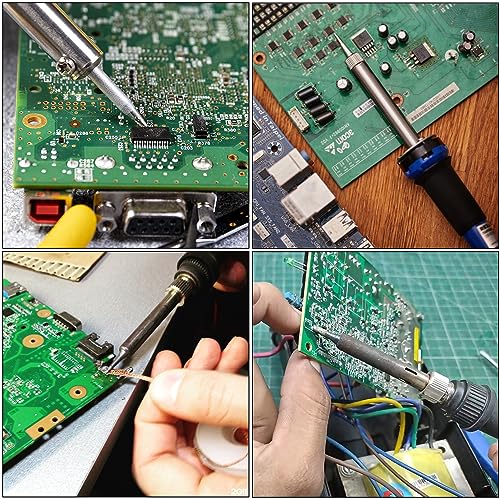 Image of Soldering Iron Tips 20 Pcs 900M Solder Tips Replacement for Hakko, TENMA, Quick, Radio Shack, Aoyue, Yihua Solder Station