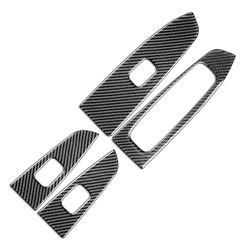 FSFY - Cubierta de panel de bloqueo de puerta para reposabrazos de automóvil, cubierta de panel de bloqueo de puerta, cubierta de panel de elevación