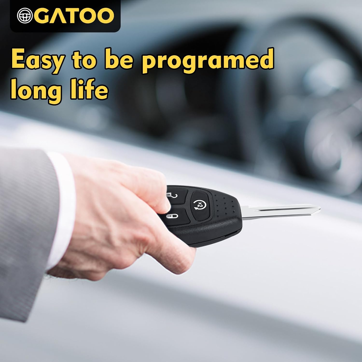 Key Fob Replacement Fit for Dodge Caliber Charger Durango Magnum Nitro Ram Dakota Avenger Chrysler 200 300 Aspen Sebring Grand Cherokee 05 2006 2007 2008 2009 2010 2011 2012 2013 14 Replaces KOBDT04A - Image 7