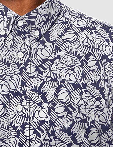 HUGO Ekilio Camicia Casual, Blu (Dark Blue 405), M...