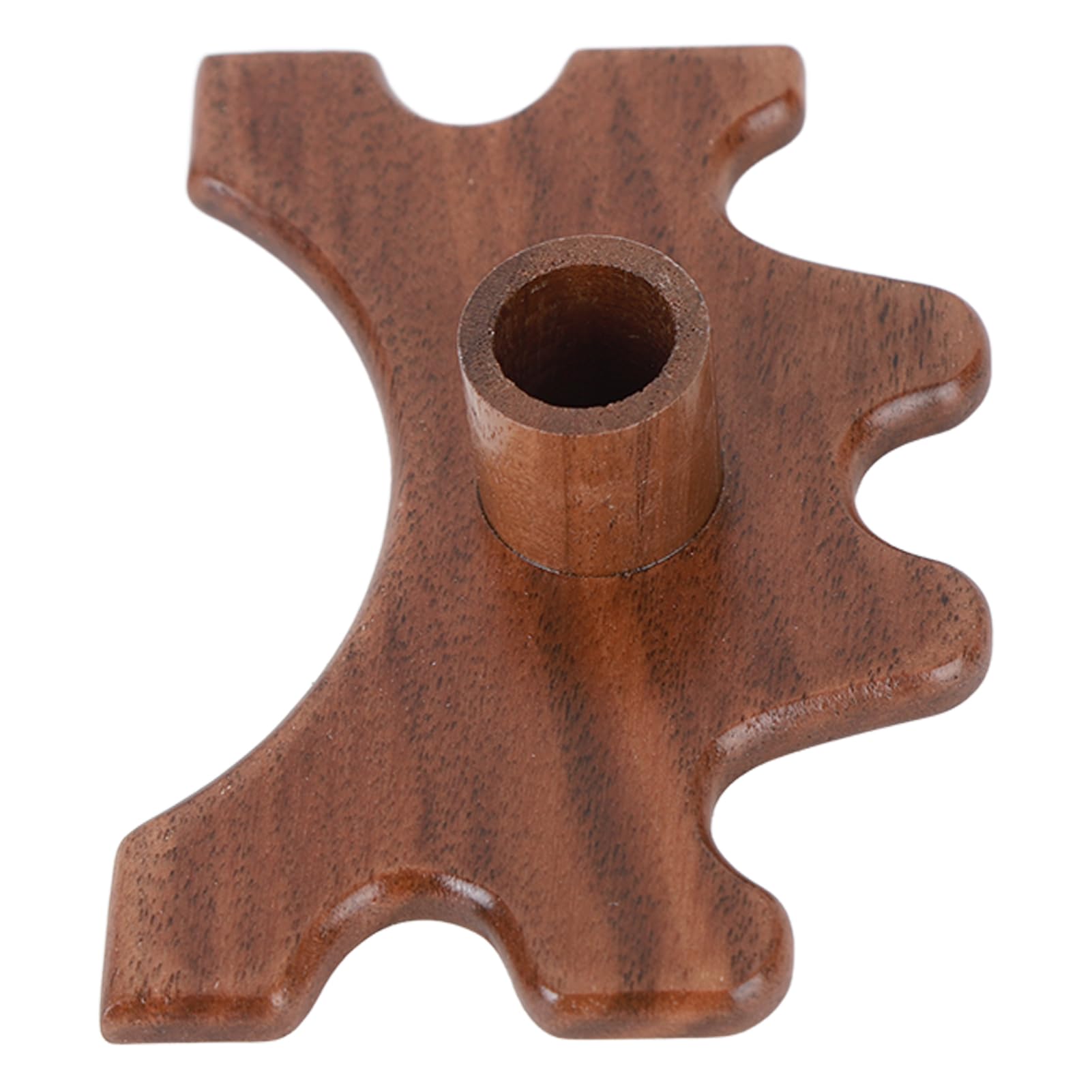 Testa del Ponte per Stecca da Biliardo, Accessorio per Stecca da Biliardo, Testa del Ponte in Legno di Noce con Finitura Lucida, Testa per Stecca da Biliardo per competizioni di
