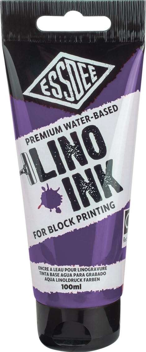 Essdee Block Printing Ink, Purple, 100ml