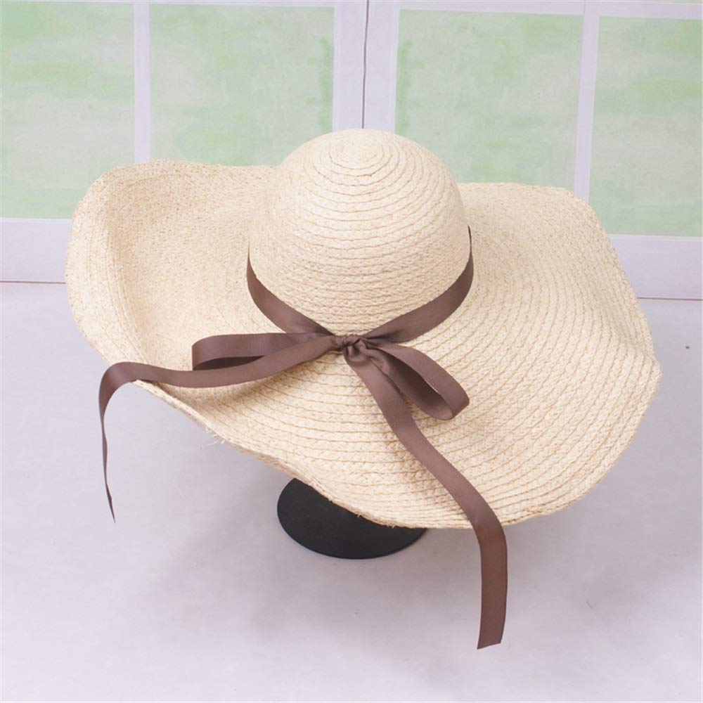 Sombrero de Paja para Mujer Sombrero de Paja Ajustable for Fiesta en la Playa Verano for Mujer Verano, para la Playa