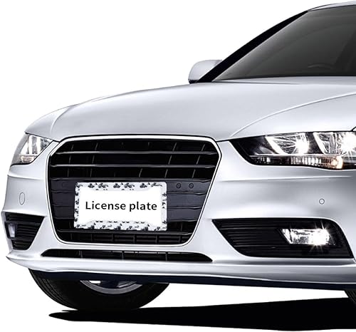 Miniatura 7 de 2 marcos de matrícula de automóvil para mujeres y hombres, diseño vintage de excavadoras, cubierta sólida de aluminio para placa de matrícula para