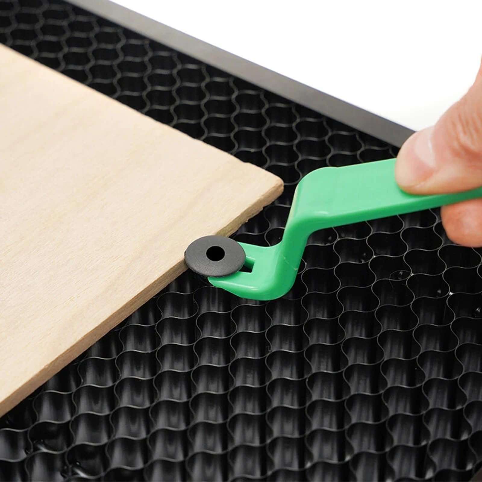 ATOMSTACK F2N Plaques laser en nid d'abeille, 300 x 300 mm, en métal, table en nid d'abeille, protection de table universelle pour machine à graver laser Swift CO2, diodes de CO2, dissipation de la