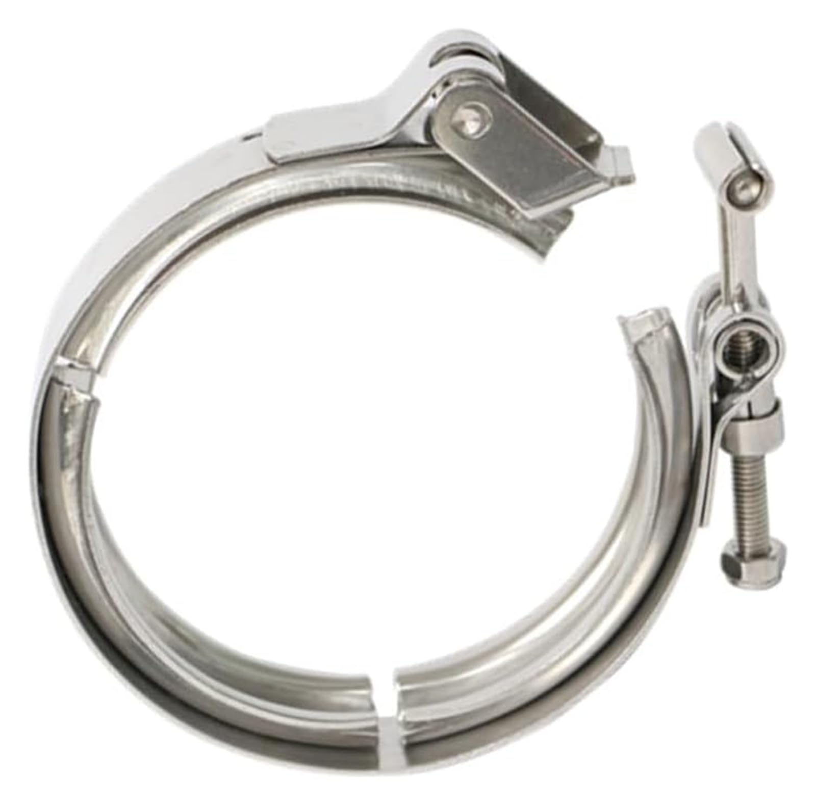 Zaciski wydechowe, zacisk V-Band ze stali nierdzewnej, zwalniacz V-Band do 304 1,5-6,0 cala, bez kołnierzy(6.0 Inch)
