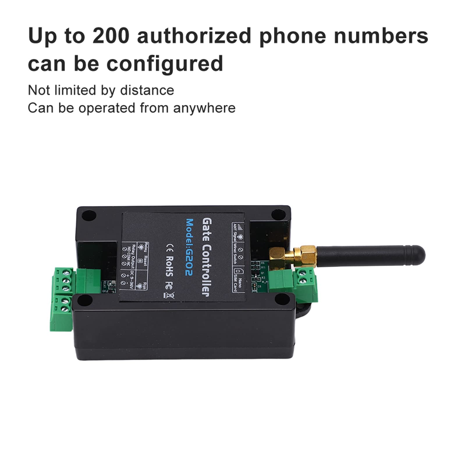G202 GSM-poort 4 STKS Garagebarrière Sluiter Deuropener GRATIS bellen Afstandsbediening Controller Elektronisch slotrelaisschakelaar  30