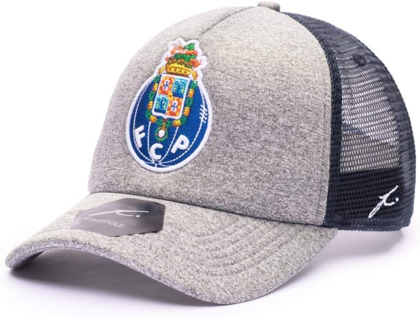 FC Porto Fan Ink Grayline Trucker Baseball Hat (Fi Collection)