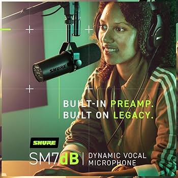 Amazon.co.jp: Shure SM7dB ダイナミックボーカルマイク