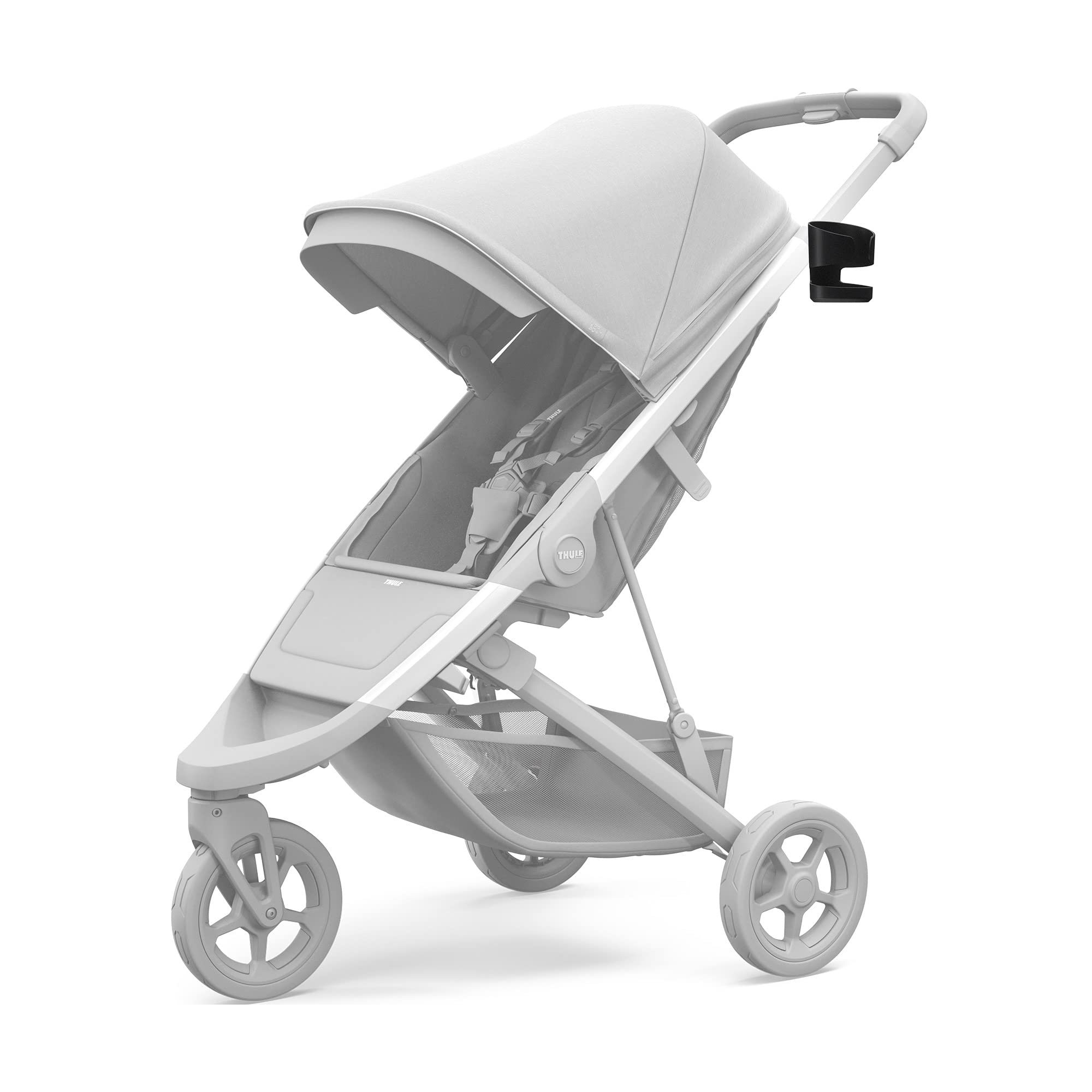 Thule Stroller Cup Holder Porte-gobelet Poussette Noir Black, One-Size