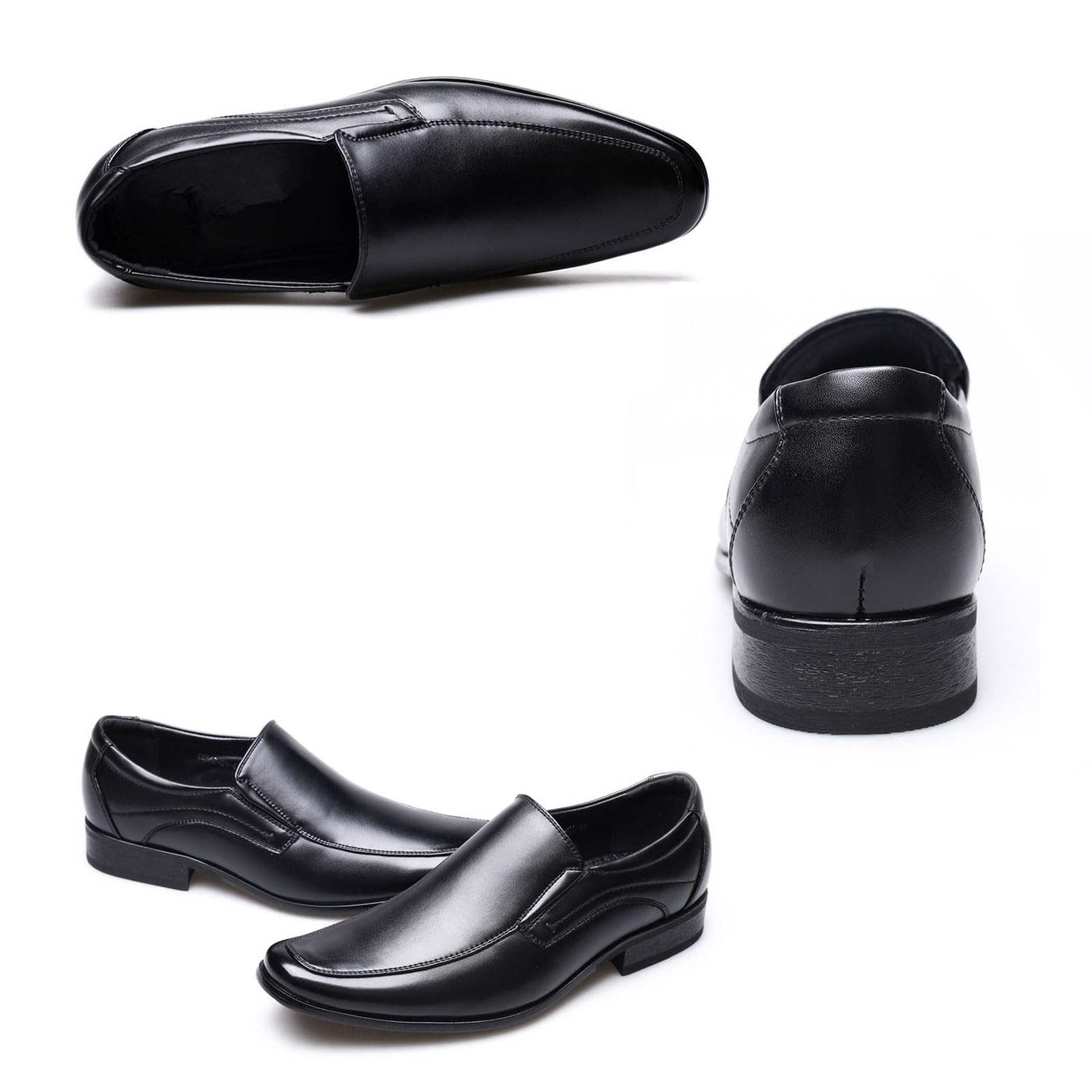 Mocasines para Hombre Sin Cordones Comodos Casual Zapatos Traje Zapatos Boda Zapatos De Vestir Zapatos De Piel