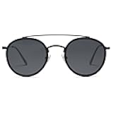 Retro Vintage Round Polarized Sunglasses for Women Men Small Double Bridge Circle Sunnies SJ1104