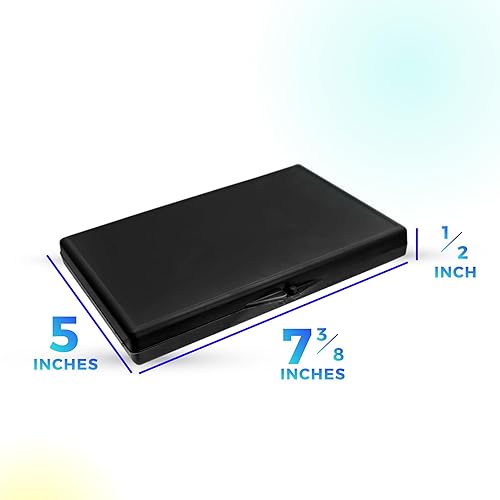 Miniatura 6 de 5 estuches de almacenamiento antiestáticos con inserto de espuma, 6 pulgadas de largo x 4 pulgadas de ancho x 0.5 pulgadas de alto, fabricadas en