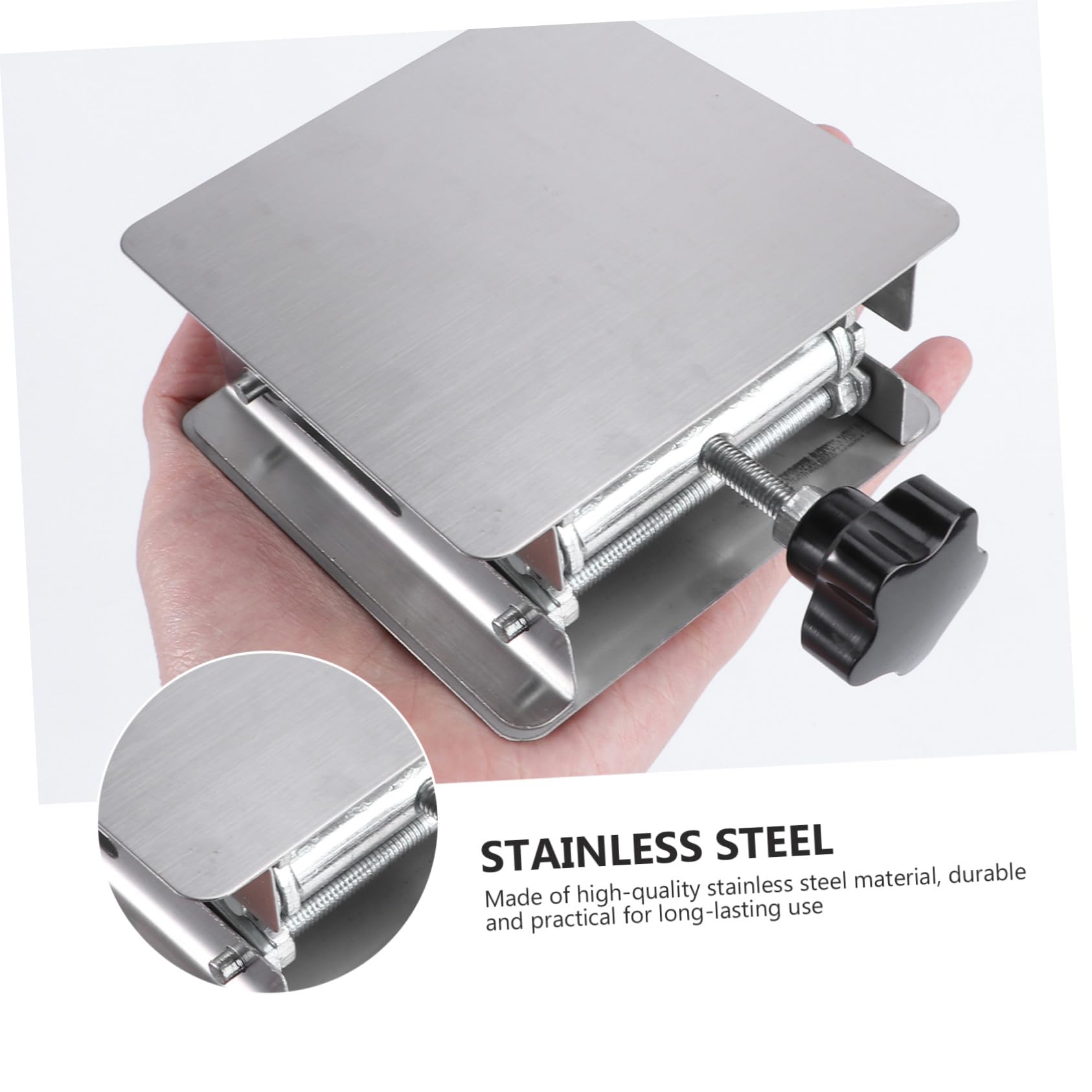 Mikikit Piattaforma Elevatrice in Acciaio Inox Per Banco Da Lavoro Supporto Forbice Per Laboratorio Resistente e Antiolio