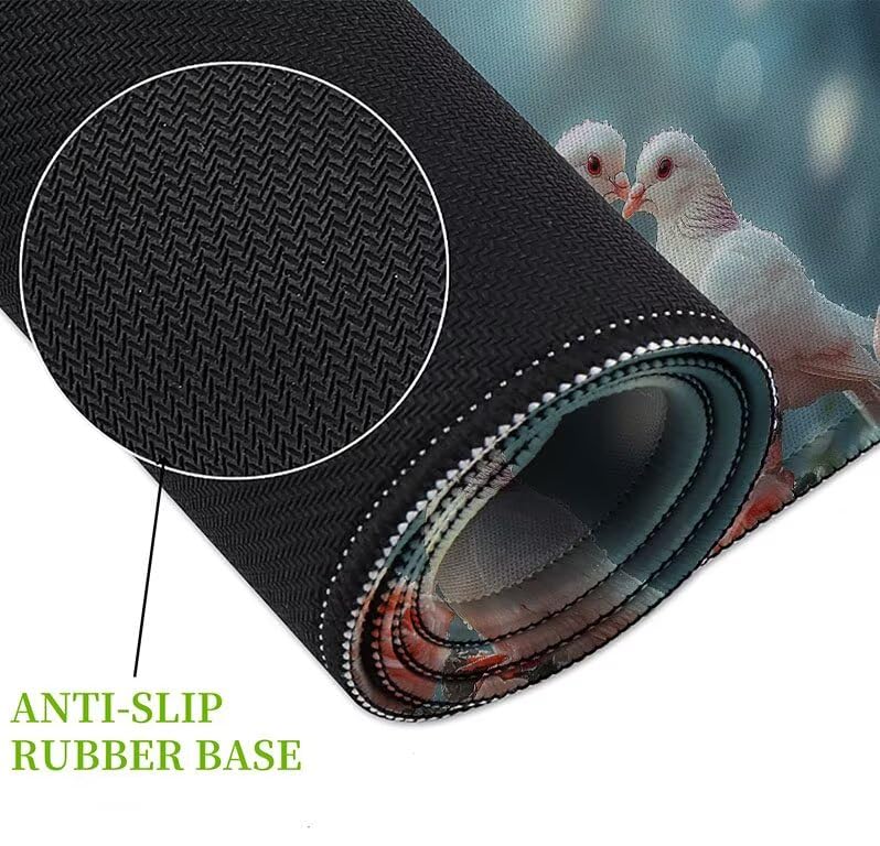 Tapis de souris rose antidérapant pour éviter les glissements et ratés - 5