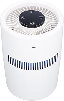 2 in 1 Air Purifier and Humidifier, 5W 4L Water Tank Quiet Humidifier, USB Desktop Air Purifier for Office Bedroom Nursery Pet Dander, Dust, Smoke, Pollen, Odors