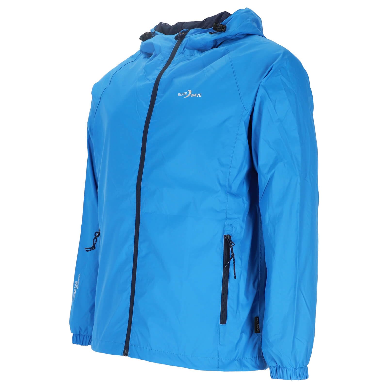 Blue Wave Herren Funktionsjacke Fabian - Outdoor-Jacke Regenjacke Wander- und Fahrradjacke in Schwarz Größe L