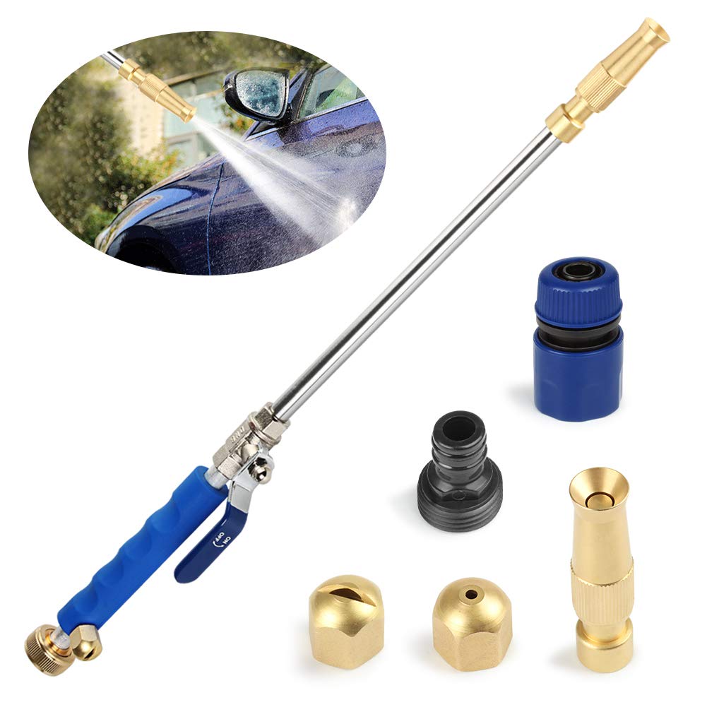 Gelia High Pressure Hose Nozzle Wand Extendable Garden Hose End - Image 2