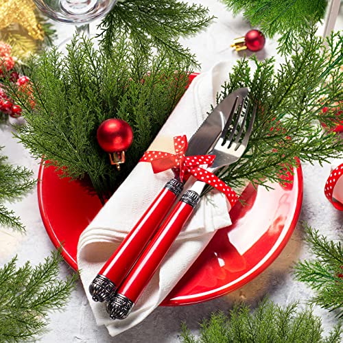 Dingion 48 Pcs Artificial Faux Cedar Branches Artificial Cedar Sprigs Faux Cedar Pine Stems Picks Artificial Pine Branchesdiy Crafts Garland Wreath Christmas Embellishing And Home Garden Decoration #TOP1