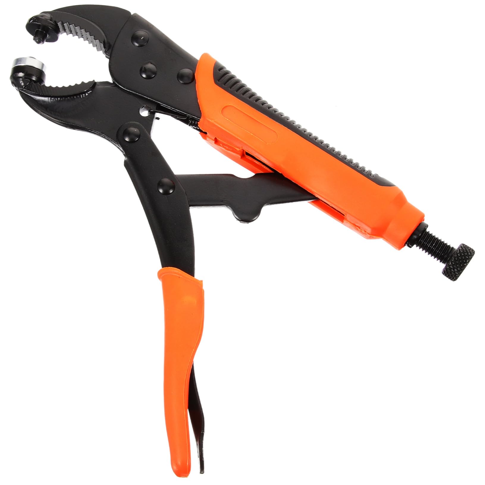 Kit de Herramienta de Broches de Presión Ajustable de Acero Inoxidable con Mango Naranja para Reparación y DIY Ropa Toldos y Lonas Portátil y Resistente