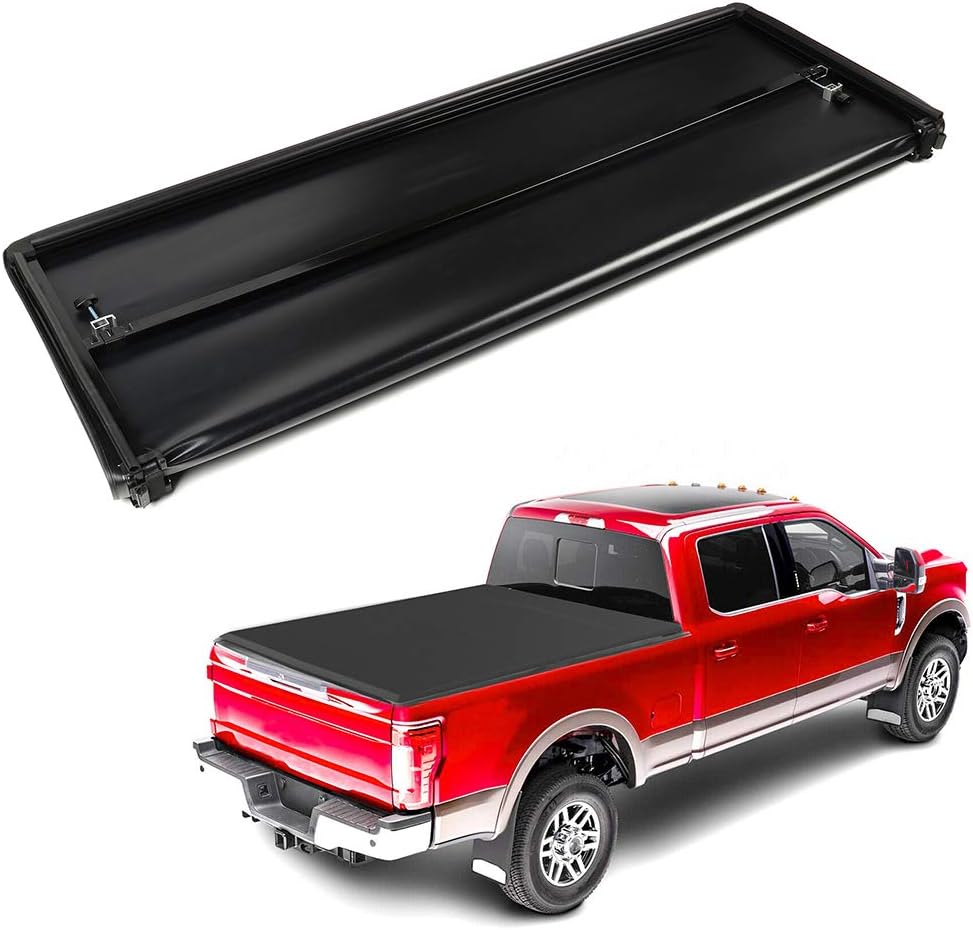 ECCPP Soft TriFold Truck Bed Tonneau Cover fit for Ford for F150 20152019