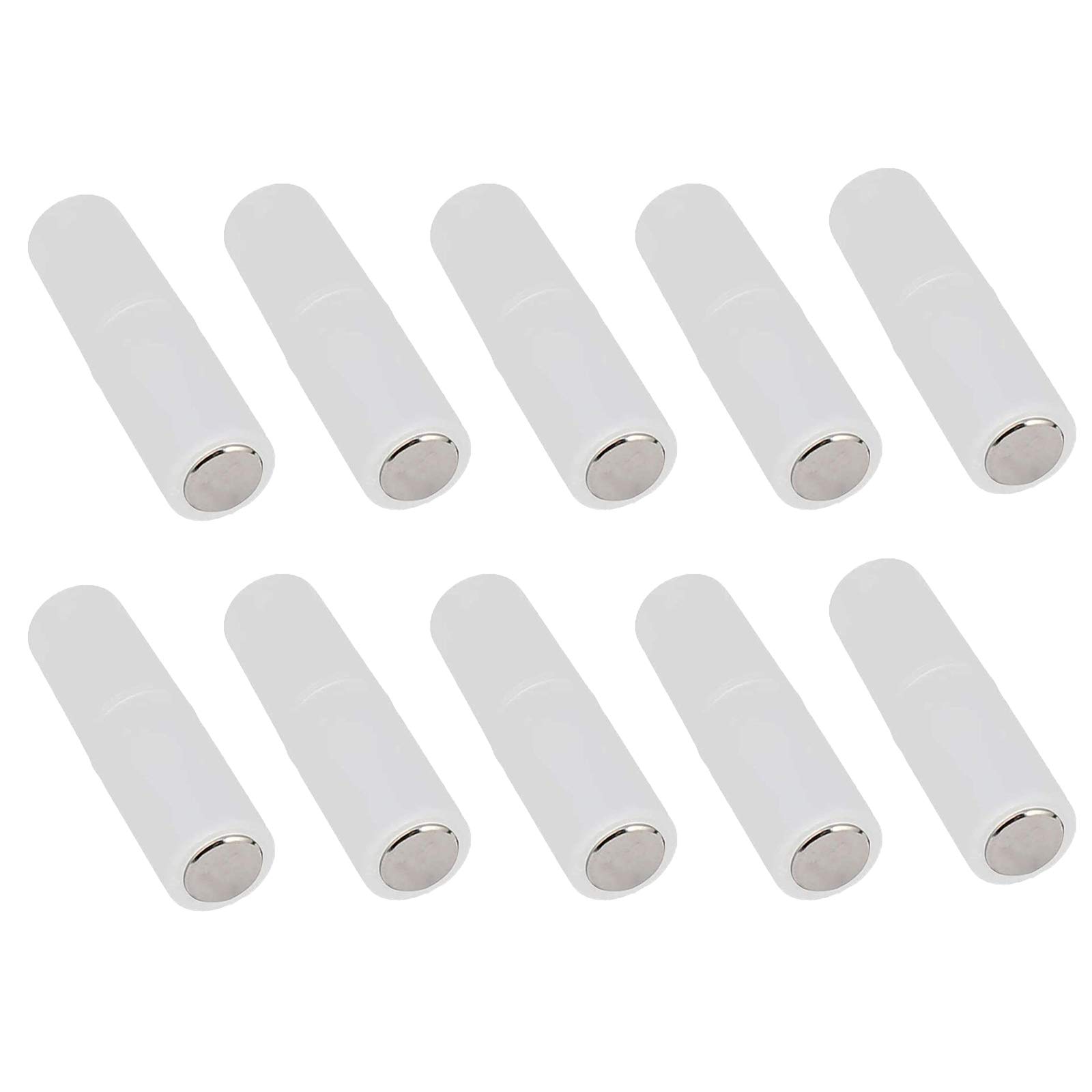 duoyif Adaptador Transparente BateríA AdaptacióN Adaptador del BateríA Convertidor BateríA del Convertidor AdaptacióN BateríA Convertidor Caja Pack of 10 Convert AAA To AA Batteries
