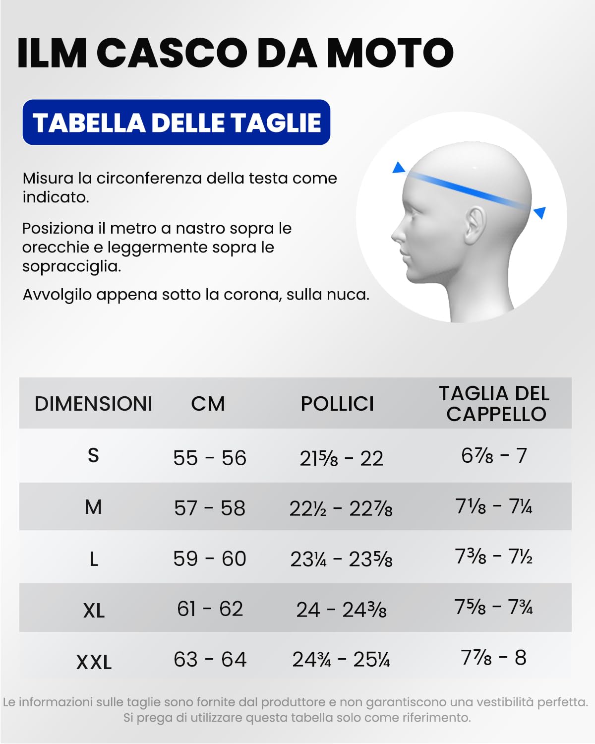 ILM Casco Moto Modulare Doppia Visiera Omologato ECE22.06 Modello 159