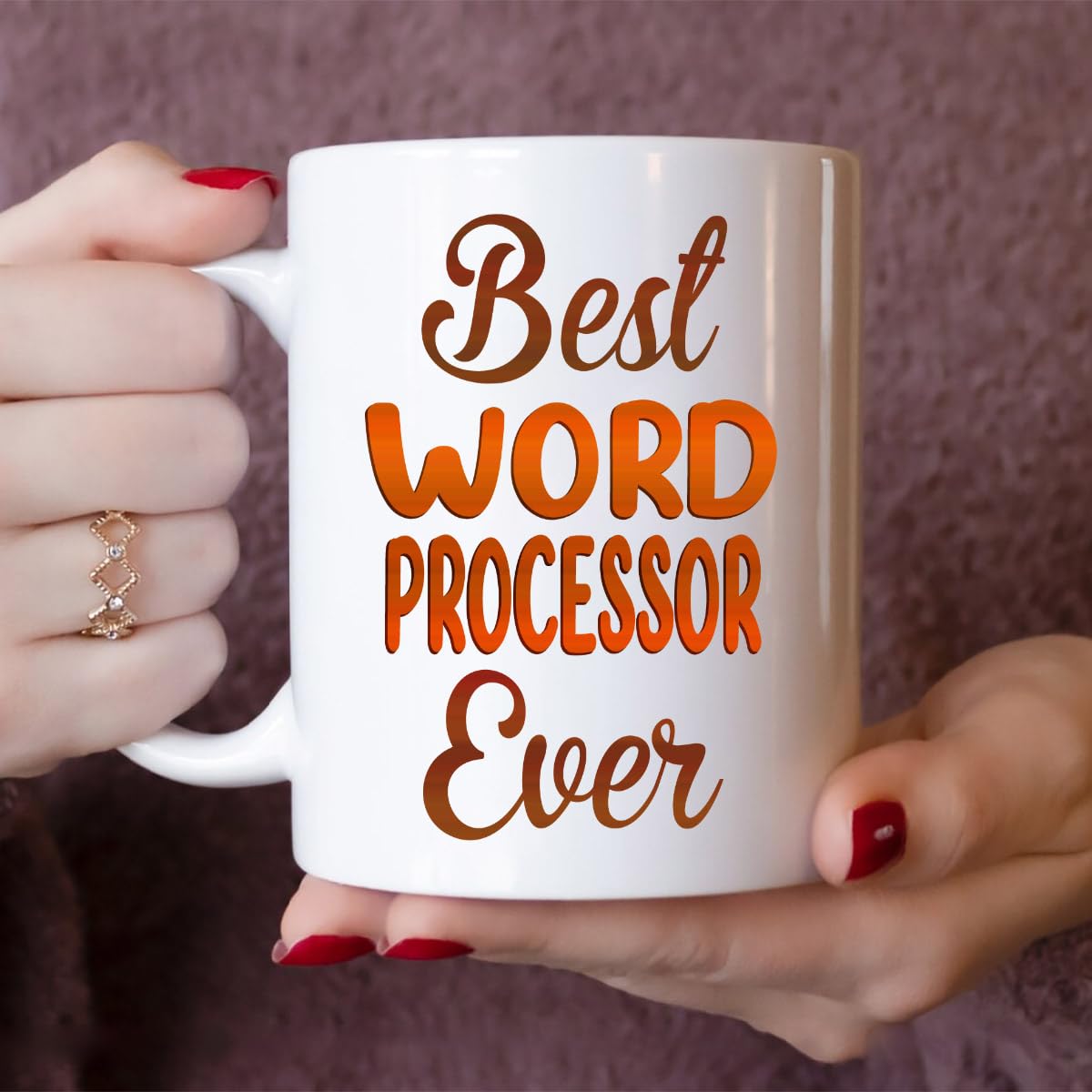 MONIZILUCKY Gifts For Word Processor - Best Word Processor Ever Mug - Word Processor Gifts - 11oz White Ceramic Mug for Office, Women, Men, Work Friends, Coworkers - Thanksgiving, Christmas Gift
