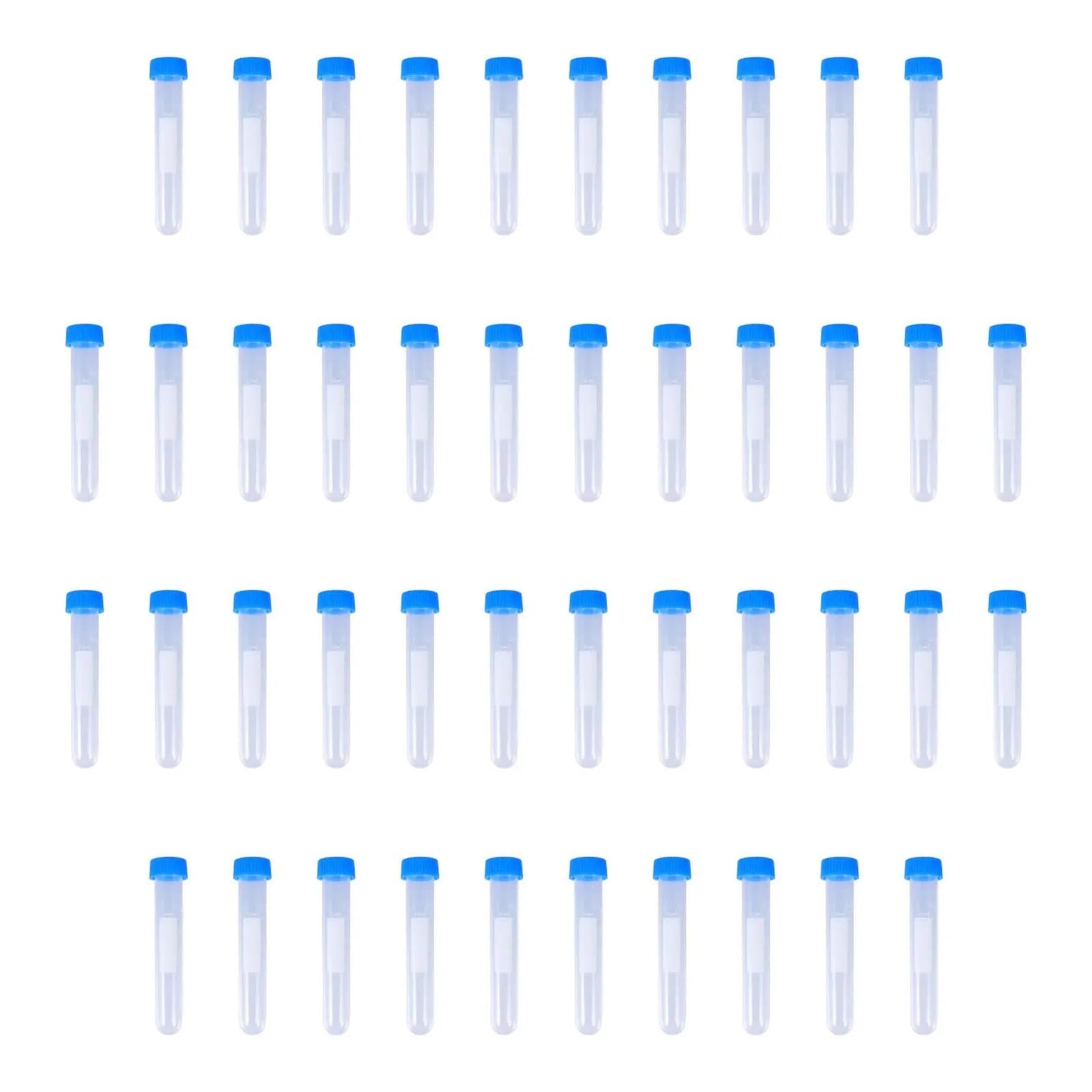 MENGKE 100 Pcs Centrifuge Tube Test Tubes With Scale For Laboratory Pointy Plastic 10ml
