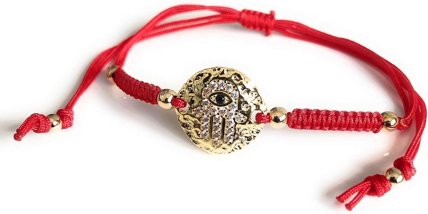 Hamsa Hand Evil Eye Red String Bracelet for Women Kabbalah Jewelry - Image 5
