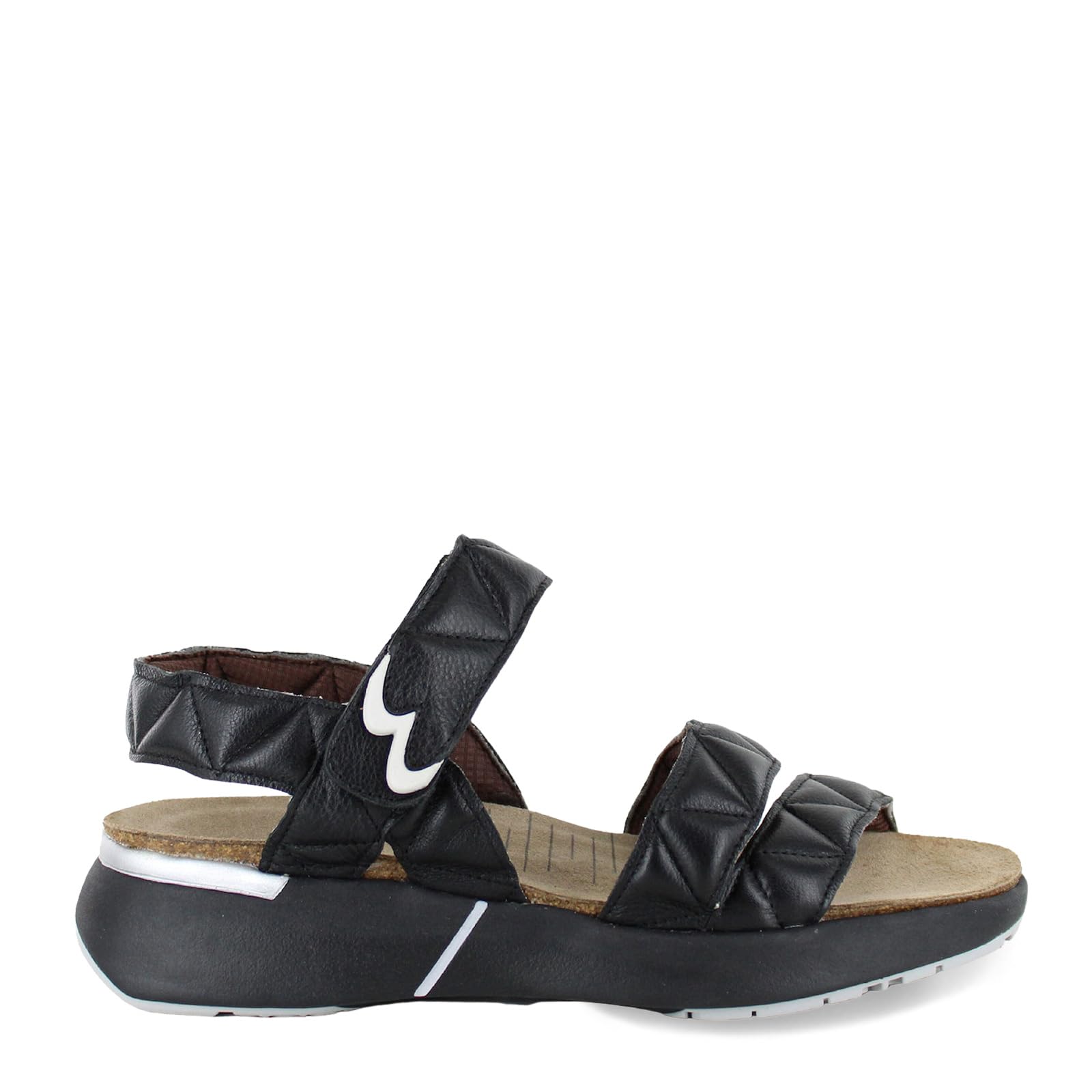 White Leather Kayla Sandals by Naot