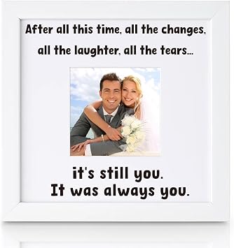 THYGIFTREE I Still Do Sentimental Picture Frame for Wife | Romantic Wedding Anniversary Present from Husband | Also for Birthday, Valentines Day, Christmas