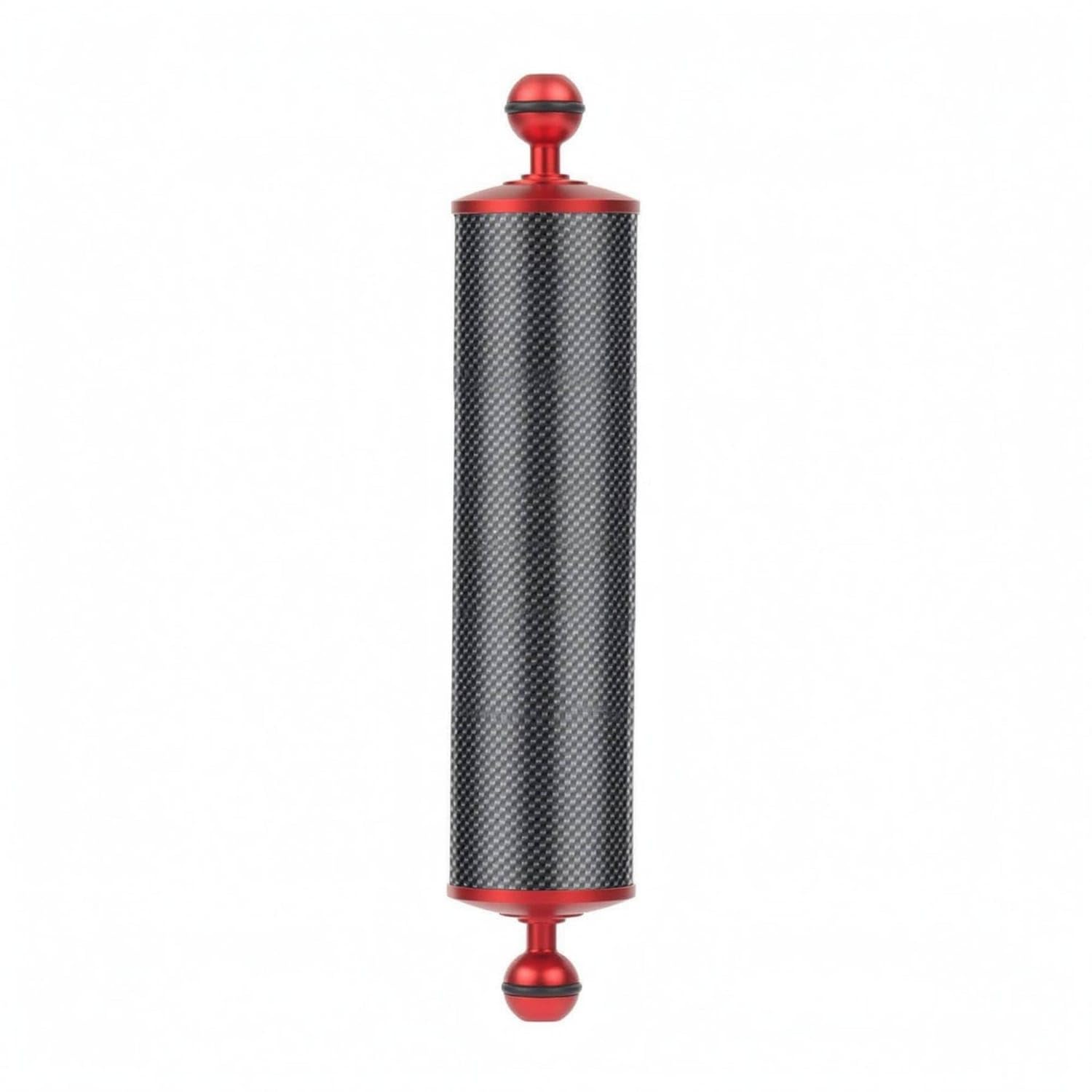 60 Mm Body Diameter Carbon Fiber Buoyancy Arm Black End Caps Double Ball Buoyancy Arm, Red, 12 Inch-image-40