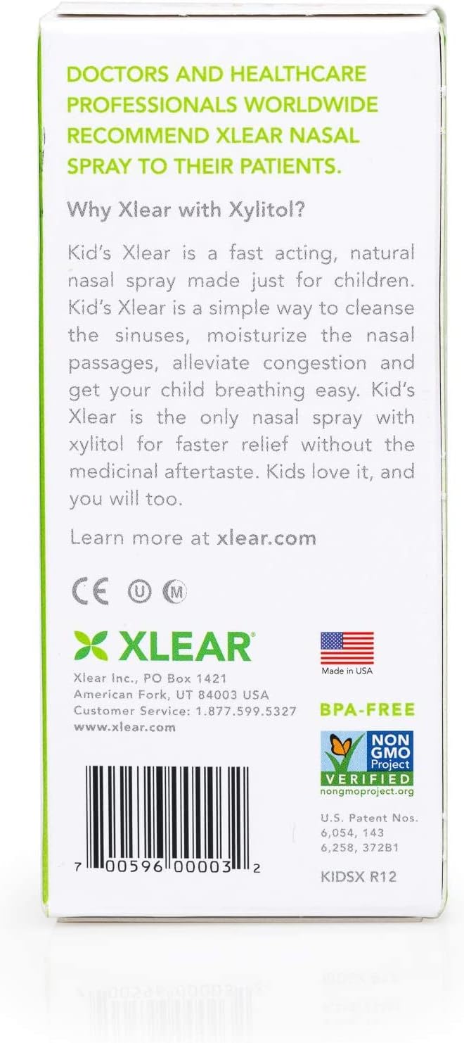 Xlear Kid's Sinus Care Spray - .75 oz, Pack of 3