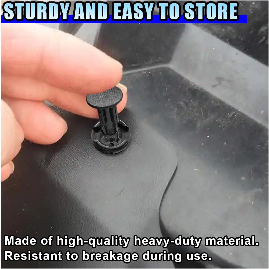 100PCS Car Bumper Clips, Plastic Car Push Pin Rivet Set, 6 Sizes Auto Body Trim Screw Fasteners Push Retainer Clip Kit with Fastener Remover, Auto Fenders Clips Replacement Parts (100PCS&Tool)