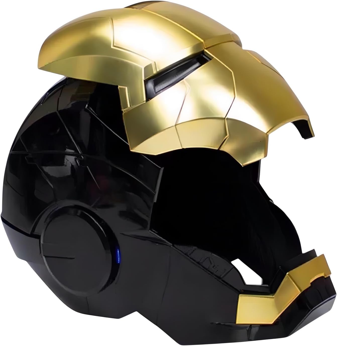 [EINI] アイアンマン マスク リアルモデル ゴールド&times;ブラック 自動開閉 音声 LED発光 ironman 本格コスチューム
