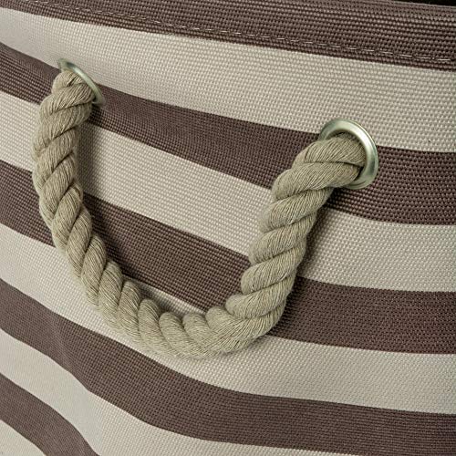 image for Bone Dry Pet Storage Collection Striped Paw Patch Bin, Small Rectangle