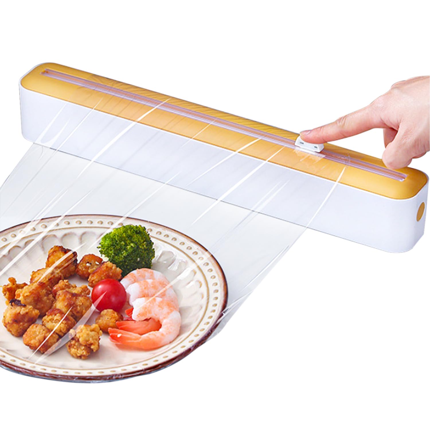 Dispenser Per Pellicola Alimentare Con Taglierino - Con Ventose, Per Pellicola, Alluminio E Carta Forno | Design Sicuro E Igienico - Foto 3