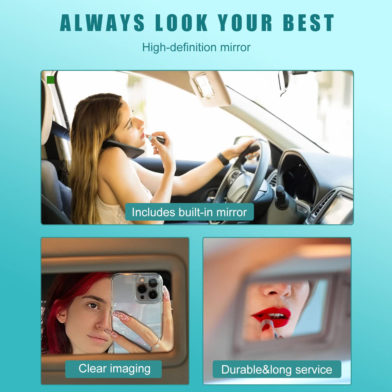 Left Driver Side Sun Visor Fit for Nissan Altima 2013 2014 2015 2016 2017 2018 with Light Switch 96401-3TA2A Beige