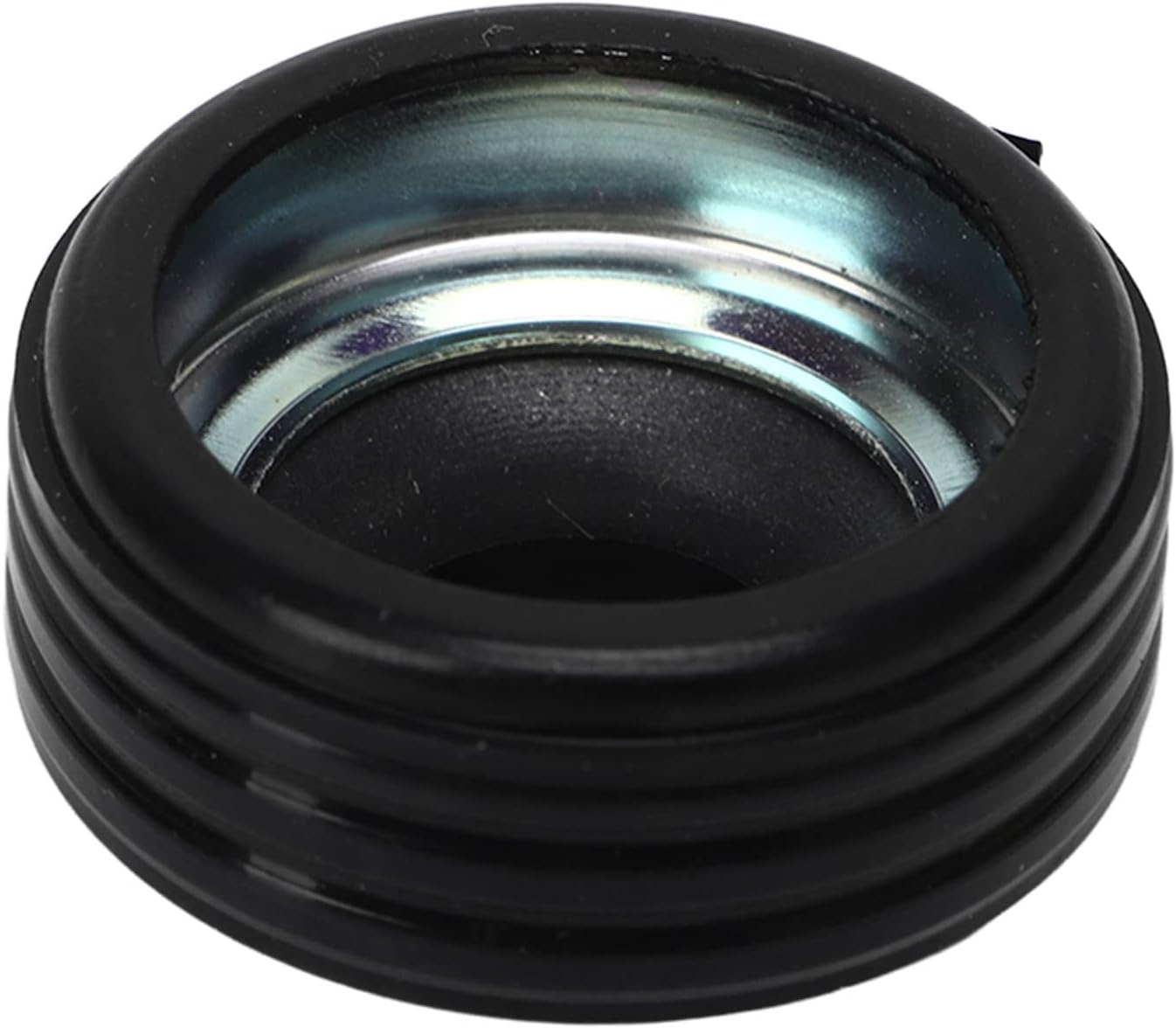 10PCS AC Compressor Shaft Seal Kit, Rubber Black Circular Oil Seal for 10S AC Compressor, High Precision Lip Seal with Leak - Proof Design for Automotive Air Conditioning Systems