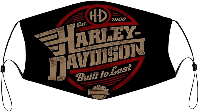 Hirola Harley Davidson construido para durar máscaras faciales