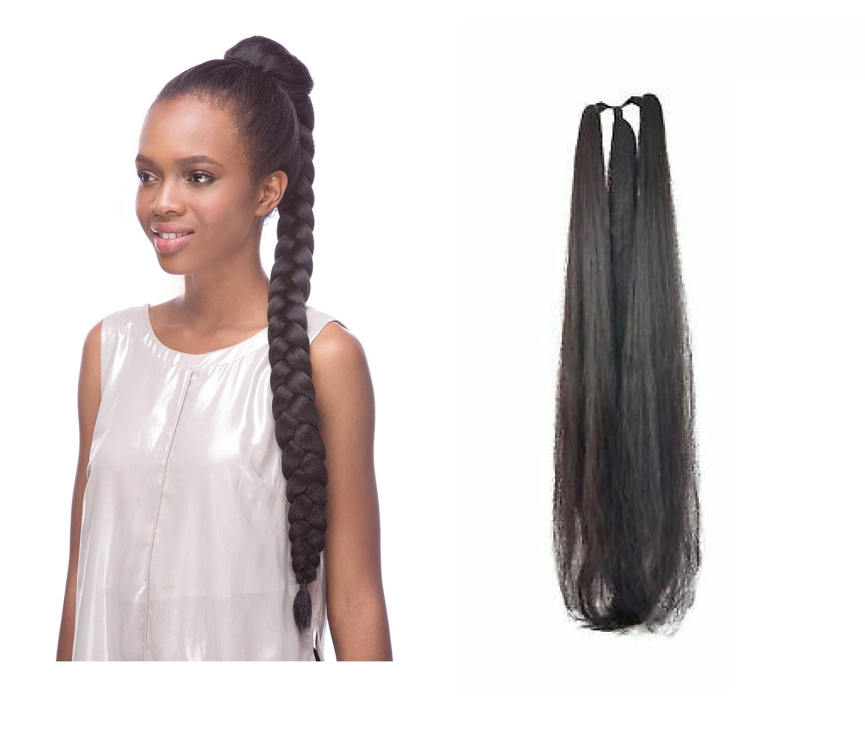 BOXO Synthetic Punjabi Parandi Paranda Choti Braid Tassles Paranda Choti Braid For Women Styling Wedding And Functions - 1pcs