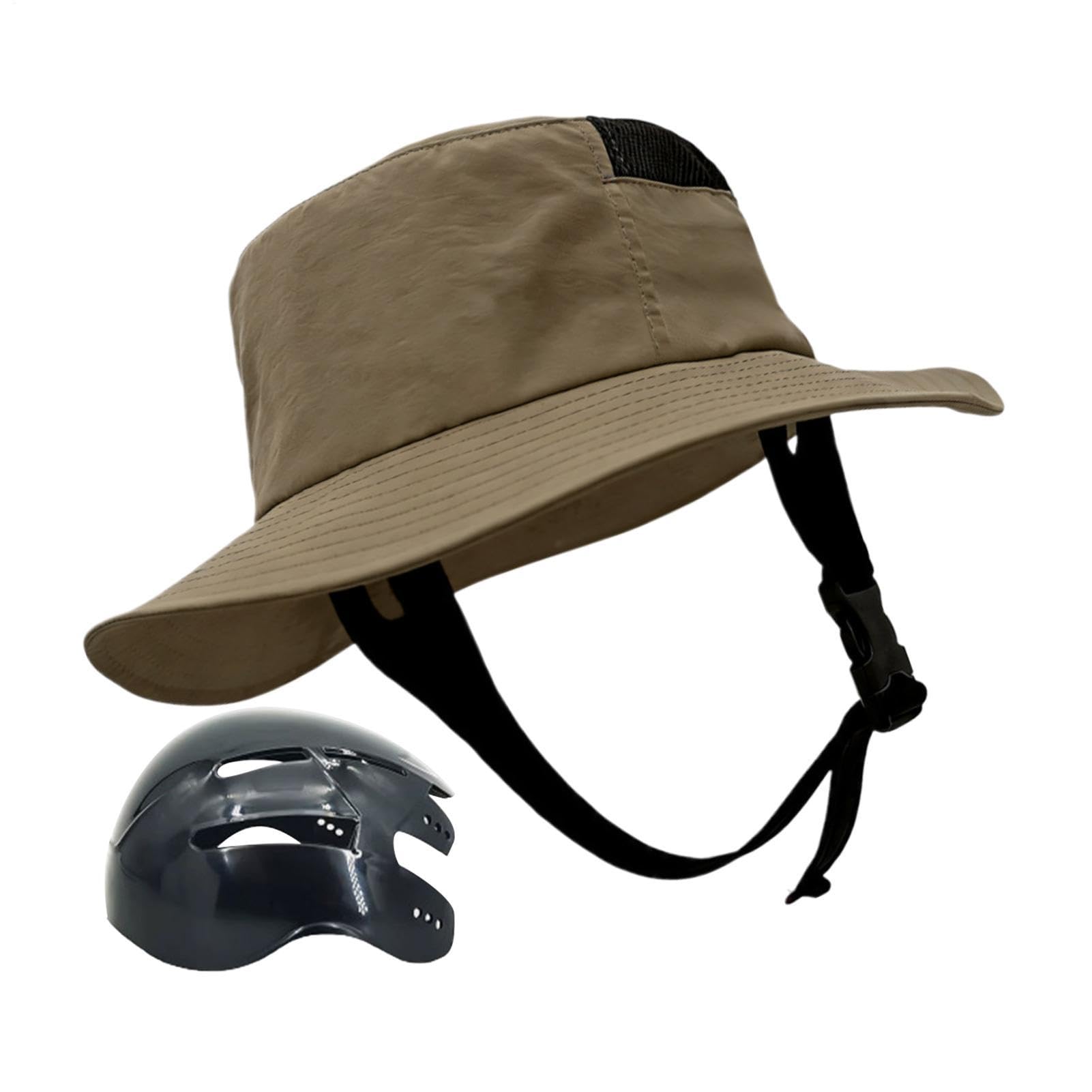 Casco protector de bicicleta con sombrero de sol y protección UV para viajes 8