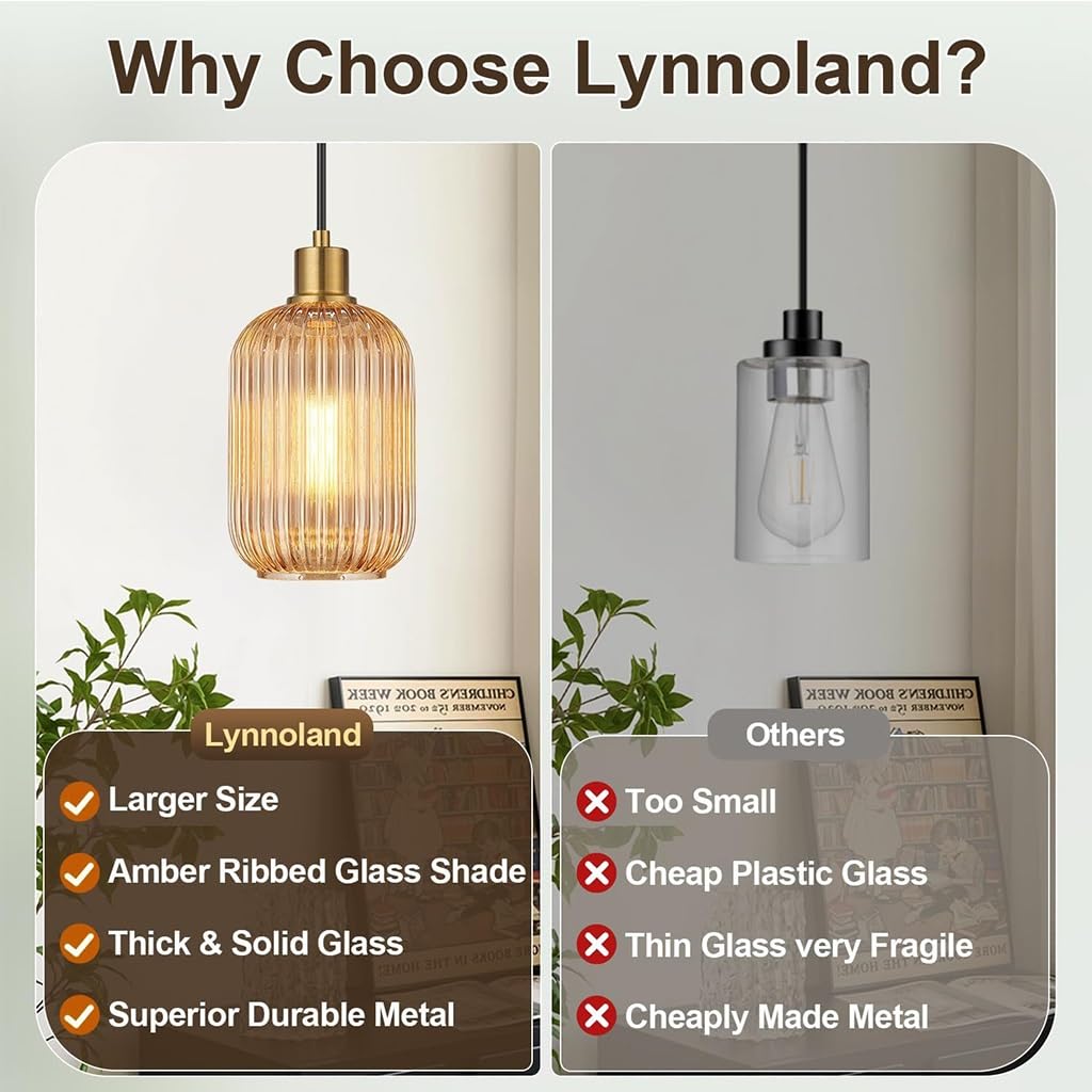 Retro Lampa Wisząca Do Jadalni, Klosz Kolorze Bursztynowym, Podwieszana Kolorze Postarzanego Brązu Gniazdem E27 Styl Industrialny Regulacją Wysokości Idealna Wysp Kuchennych Kawiarni Salonów