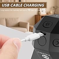 Vista 4 de Flip Timer with Small Screen - 3 Alert Modes (Sound, Vibration, Silent) - Versatile for Classroom, Cooking, Baking & Study Sessions (White)